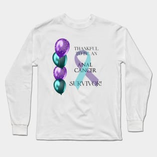 Anal Cancer Survivor Support Long Sleeve T-Shirt